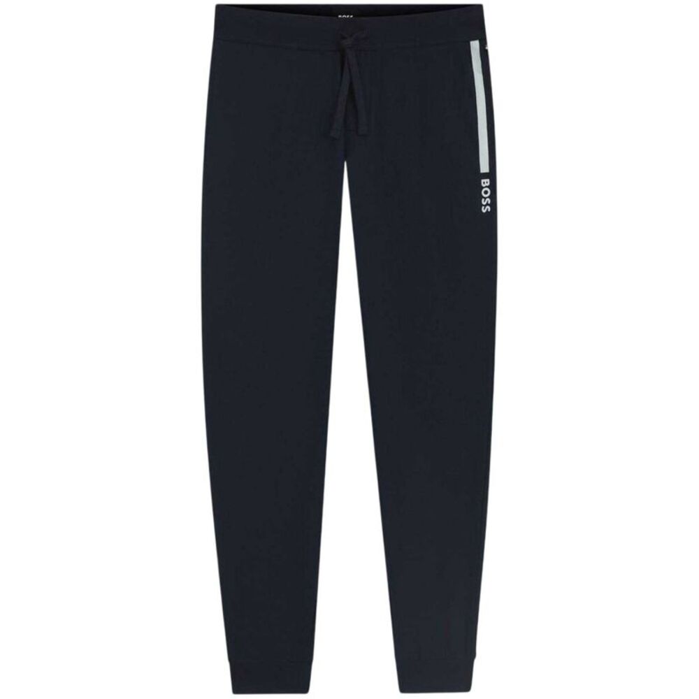 Boss Mens Side Logo Tapered Sweatpants / Dark Blue